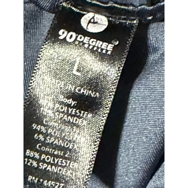 90 Degree by Reflex Womens Large Dark Gray Running Shorts Athletic Activewear - Image 4