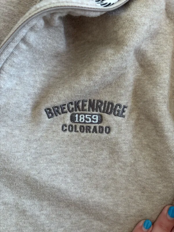 Breckenridge Quarter-Zip, Plaid Collar - Image 3