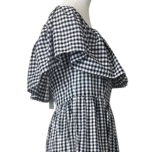 Chelsea 28 Gingham Off Shoulder Maxi Dress Women’s Size 4 Cottagecore NWT Ruffle - Image 8