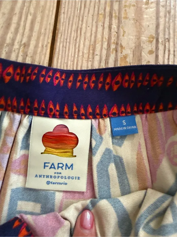 Farm Rio Cool Tropical Maxi Skirt size S - Image 4