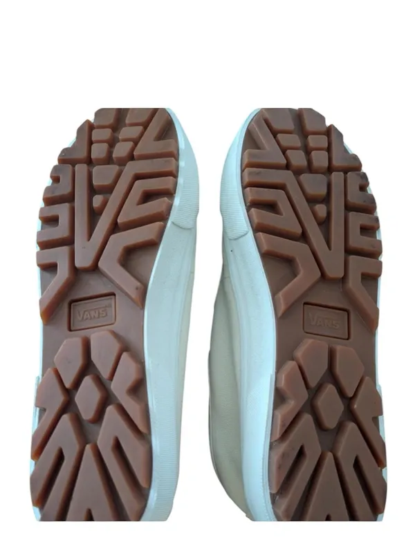 Vans White Canvas Mary Jane Buckle Sneakers - Image 2