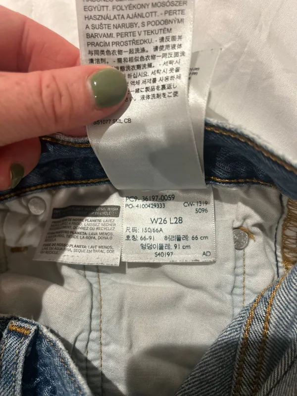 Levi’s 501 Tapered Button Fly Jeans - Image 9