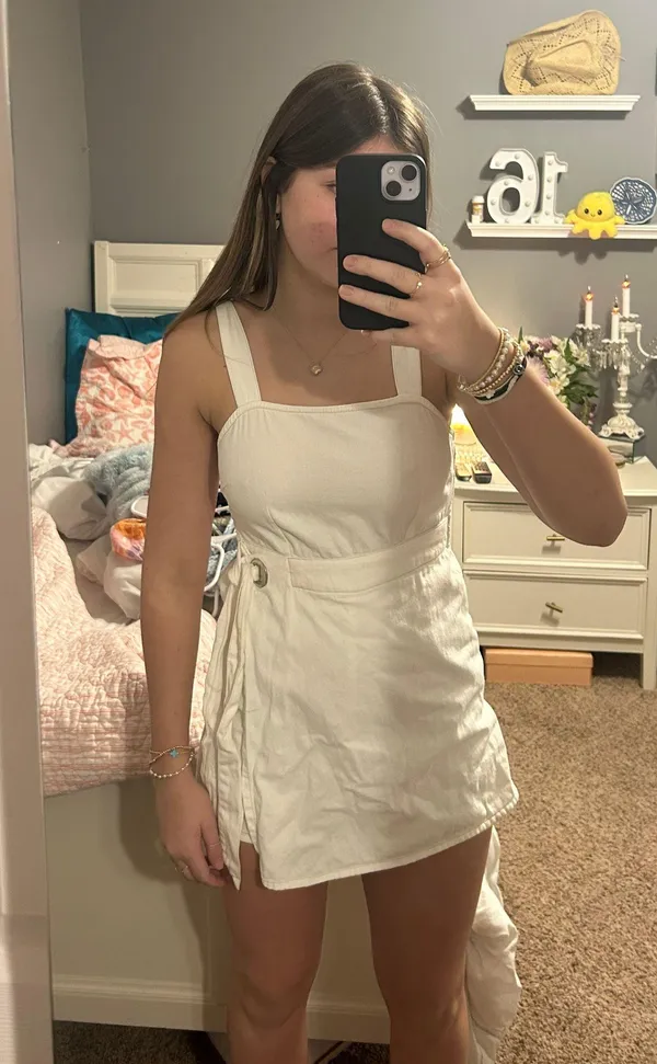 Jessica Simpson White Dress/romper - Image 2