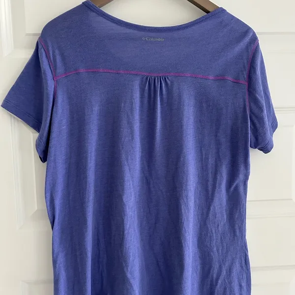 Columbia Omniwick Fitted T Shirt Violet Purple Size XL - Image 5