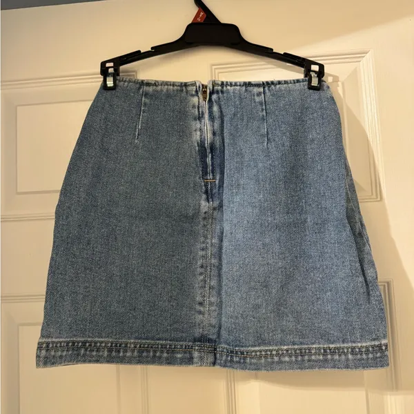 PacSun Light Blue Denim Mini Skirt - Image 3