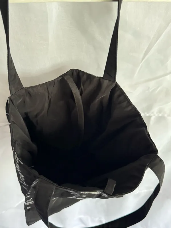 Reusable Tote Bag Silver - Image 3