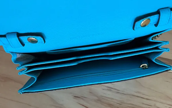 Michael Kors Small Blue Purse - Image 3