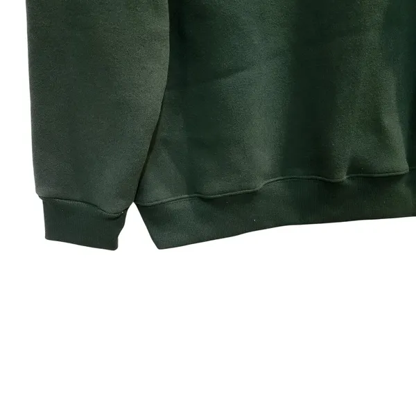 Vintage Collections Green Embroidered Winter Holiday Cardinal Sweatshirt Size M - Image 7