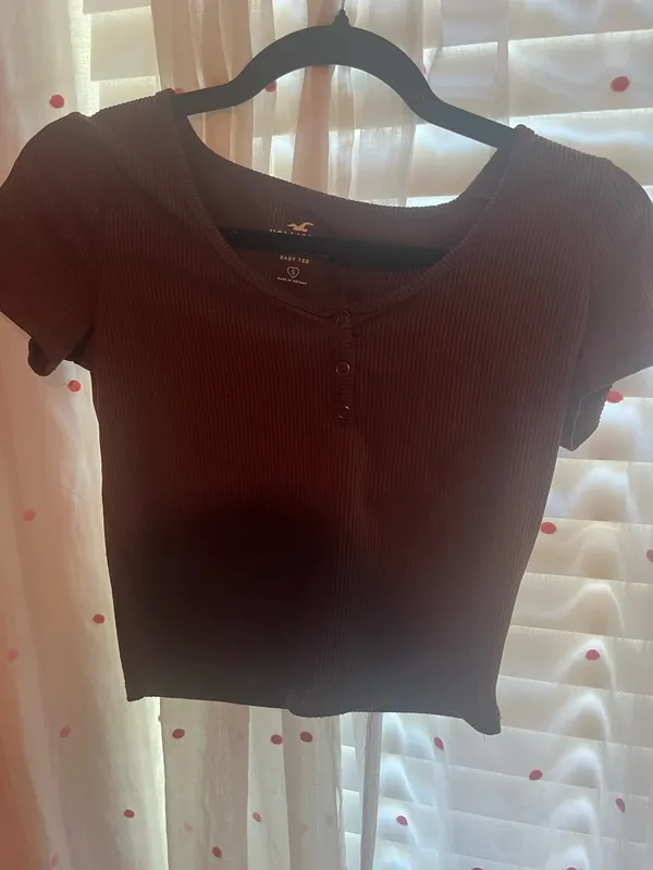 Hollister Top Crop Brown - Image 2