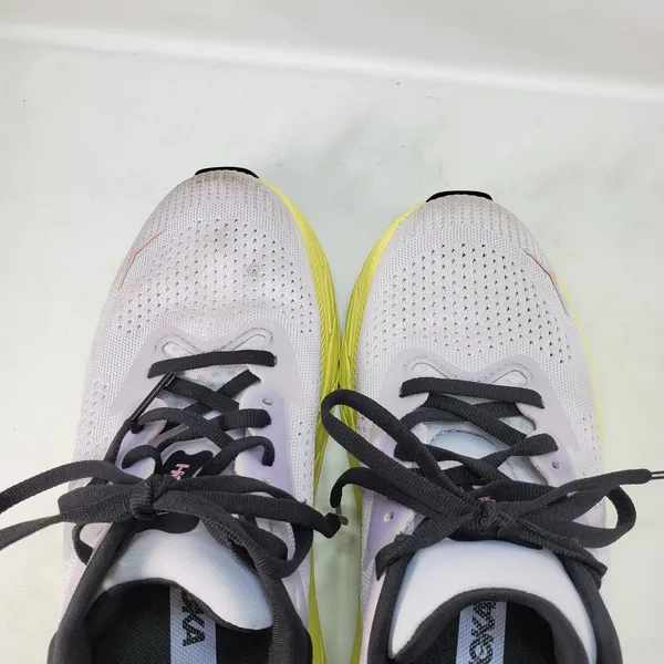 Hoka Arahi 7 Running Shoes Womens 7 White Yellow Pink Stability Sneakers 1147851 - Image 7