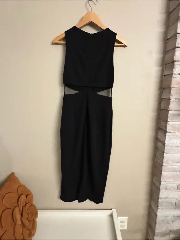 LULUS Cutout‎ Sheer Midi Dress - Image 5
