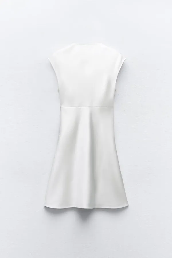 Zara mini dress satin effect lingerie style slip party wedding coctail - Image 10