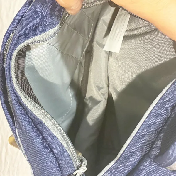 L.L. Bean Nylon Hiking Camping Fanny Waist Pack‎ Outdoor Bag Blue 1990s 90s - Image 3