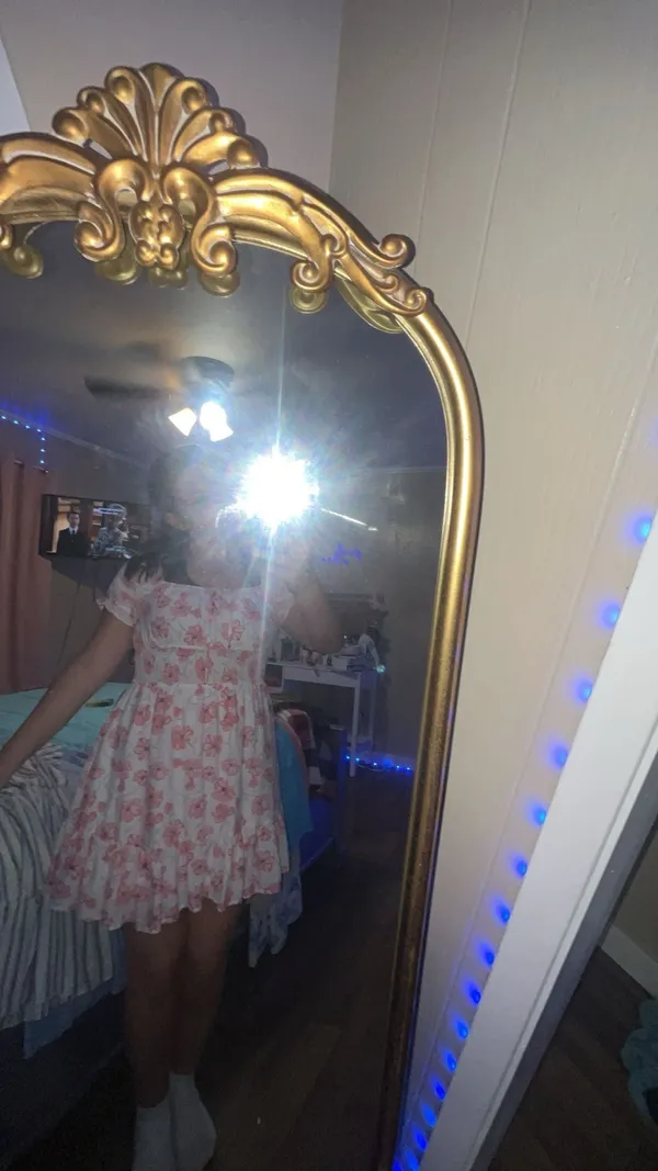 pink floral dress - Image 2