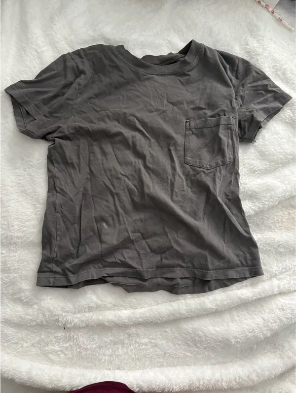 Brandy Melville 28 Grey Crop Top - Image 2