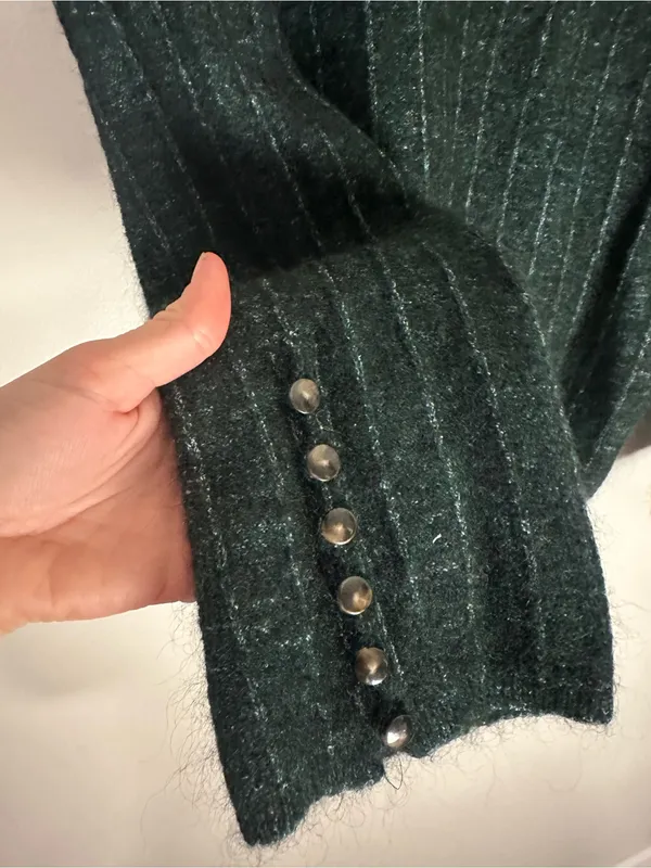 Sezane Joyce Jumper emerald small wool - Image 4