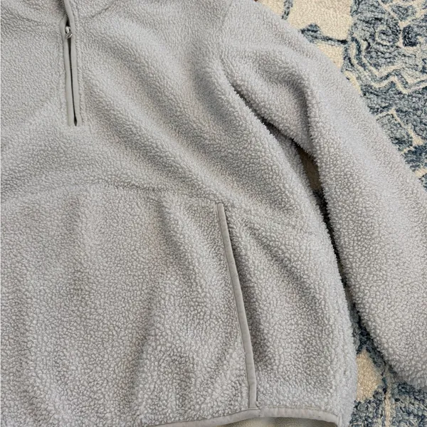 BAILEY 44 Women's Ivory Fleece 1/4 Zip Pullover size medium - Image 6