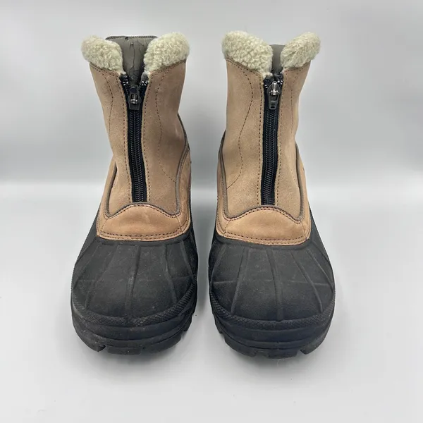Sorel Snow Boots Women's Fleece Waterproof Winter Insulated Black‎ Brown 7.5 - Image 2