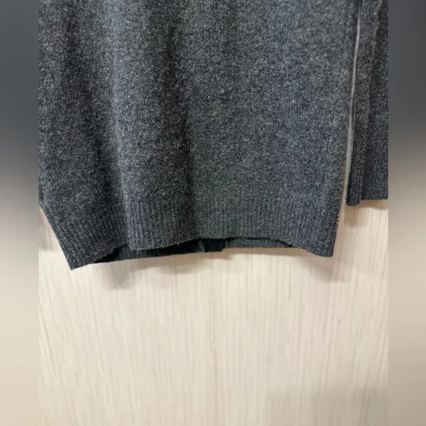J.Crew Sweater Women S Cardigan‎ Open Front Long Line Knit Lambs Wool - Image 5