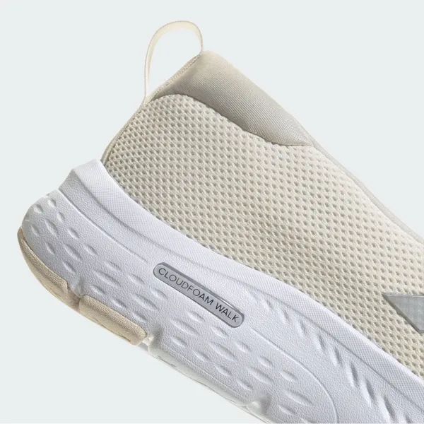 NWT Adidas Cloudfoam Move Lounger Shoes Slip On Off White / Silver Metallic - Image 7