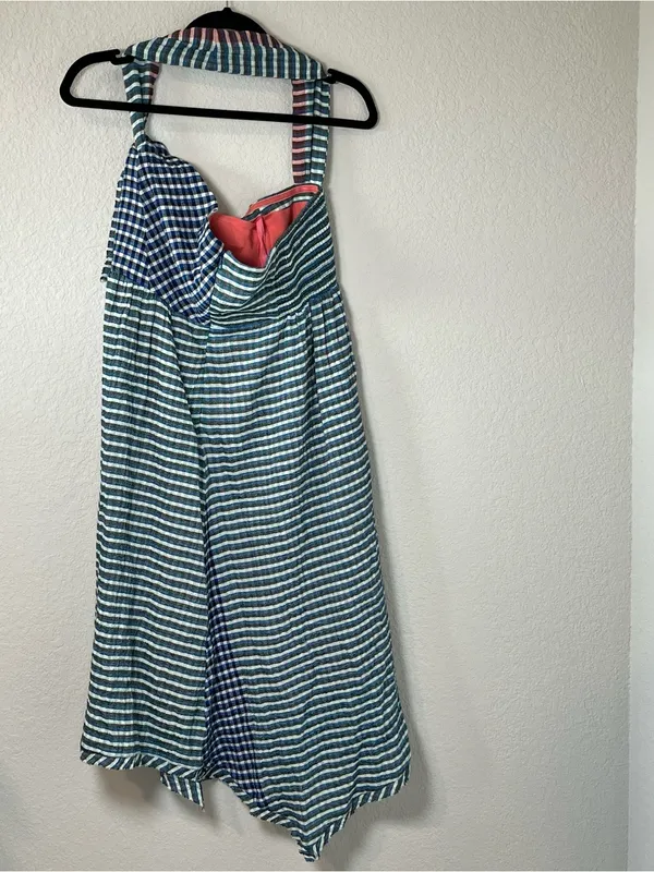 Anthropologie Maeve Waverly Dress Bohemian Gingham Patchwork Cottagecore - Image 4