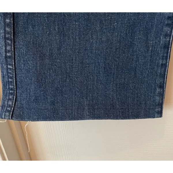 Madewell Jeans Women’s Flea‎ Market Flare Dark Wash Size 25x29 Western Cowgirl - Image 4