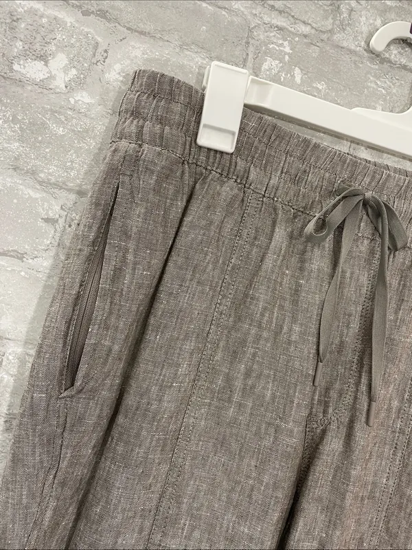 Athleta Retreat Linen High Rise Ankle Pant - Image 3