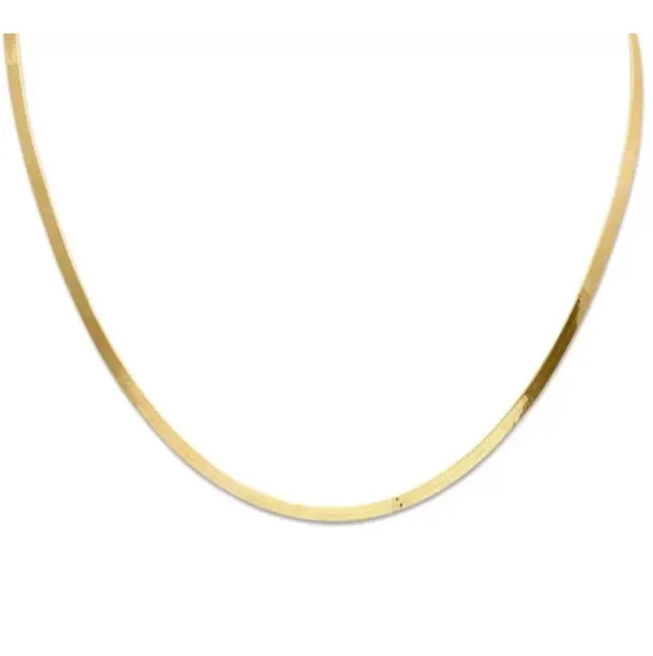 Gold Snake Thick Chain Adjustable Necklace - Image 2