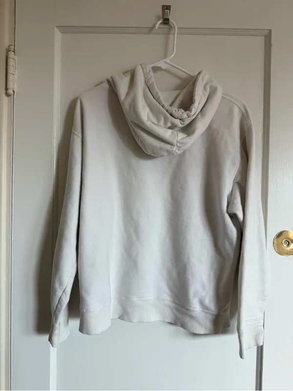Brandy Melville Cream Pullover Hoodie - Image 2