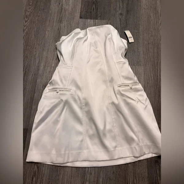 BHLDN Clean Lines Strapless Mini Dress - Image 3