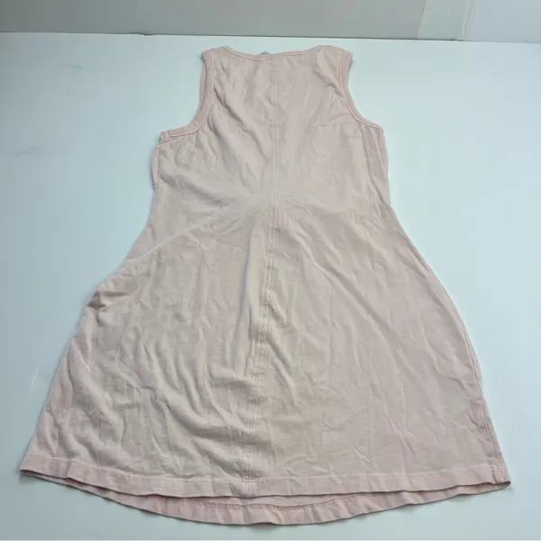 L*Space Baby Pink‎ Sleeveless Dress Womens Medium 100% Cotton Stretch *FLAWED - Image 10