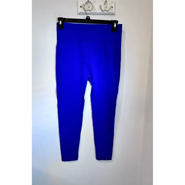 WeWoreWhat Ribbed High Rise Leggings Sapphire Purple NWT Women’s Large Active - Image 12