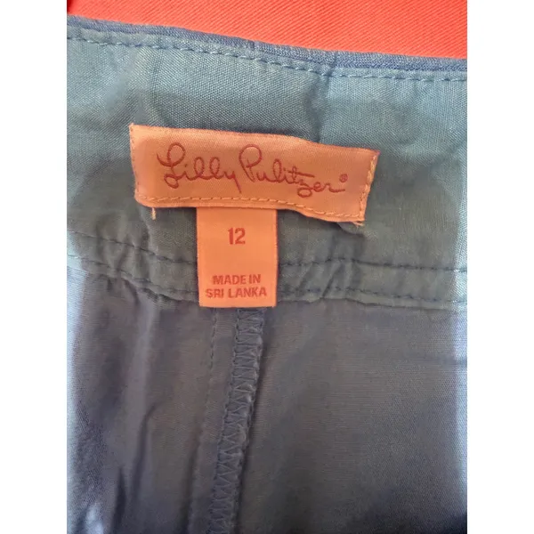 Lilly Pulitzer Nicki Skort Blue Jumbo Pique Preppy Coastal Golf Resort‎ - Image 5