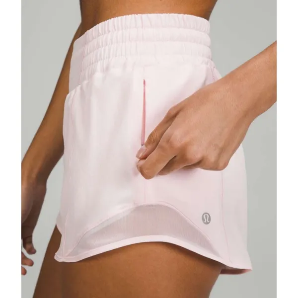 Lululemon Hotty Hot High Rise Athletic Shorts Strawberry Milkshake Pink 12 NWT - Image 3