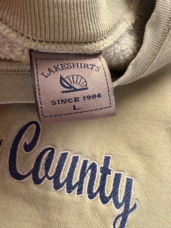 Vintage Door County Sweatshirt Green Size L - Image 4