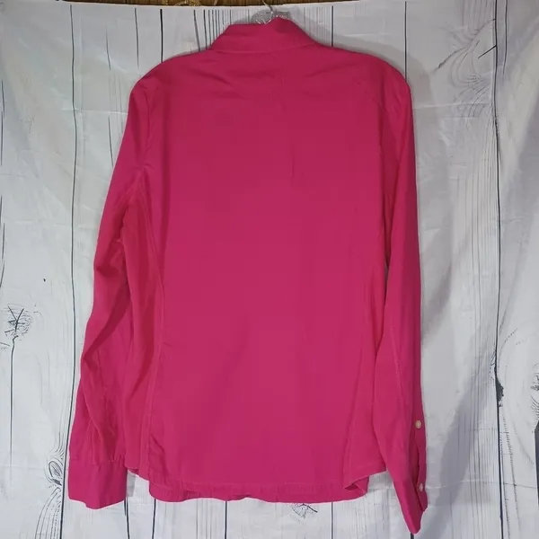 Converse One Star Bright Pink Y2K Retro Casual Utility Camp Button-Up Shirt - Image 10