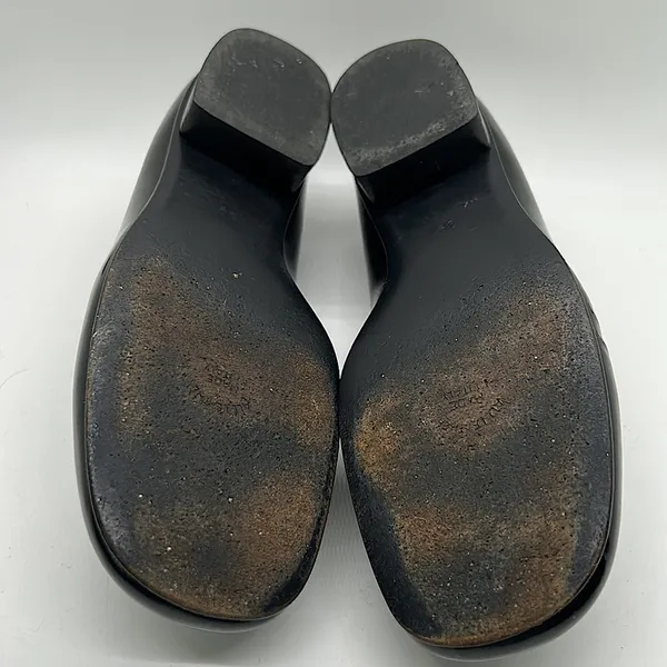 Christian Dior Authentic Black Leather Buckle Loafer Dress Shoes **Sz 36/Sz 6** - Image 8
