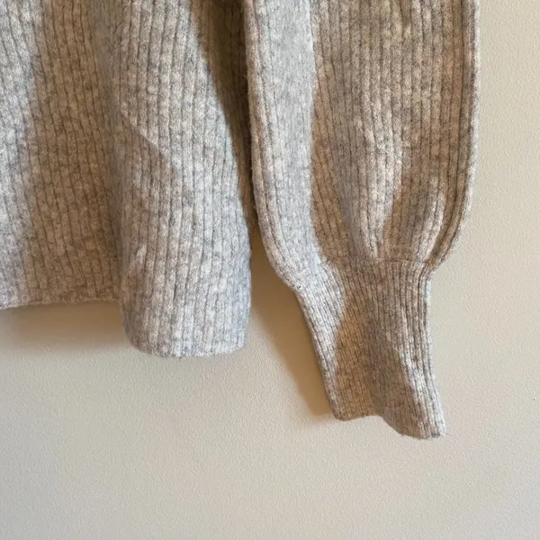 J. Crew Wool Blend Ribbed Sweater - Image 3