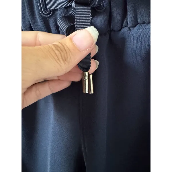Lululemon Keep Moving Pant 7/8 High-Rise Pull On Elastic Pants Navy Blue Size 2 - Image 6