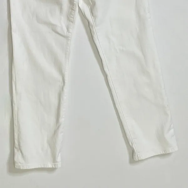NWT!! J. CREW White Slim Jeans '03‎ 2003 Stretch Solid White High Rise Size 29 - Image 4