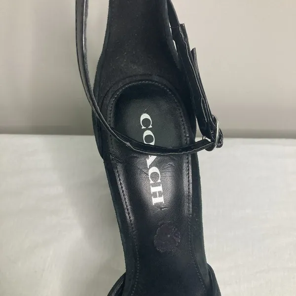 Coach Womens Chrystie Closed Toe Ankle Strap Casual Platforms Fashion Heels 9B - Image 4