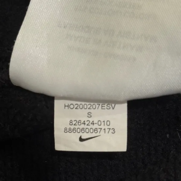 Nike Sweatpants Unisex‎ Small Black Fleece Straight Leg Loungewear Travel Swoosh - Image 5
