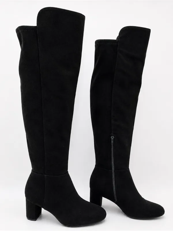 Kelly & Katie Hayd Wide Calf Tall Boots Black Size 7.5W - Image 2