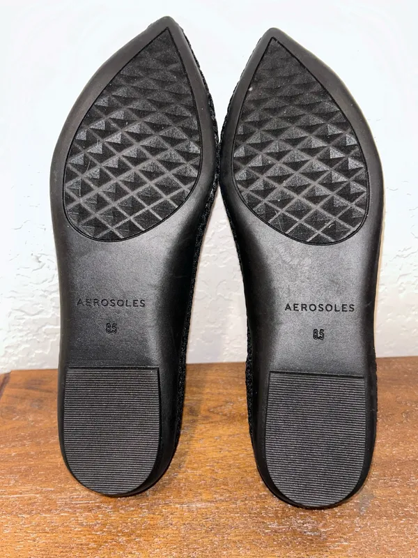 AEROSOLES Point Knit Danielle Ballet Flat Shoes Size 8.5 - Image 9