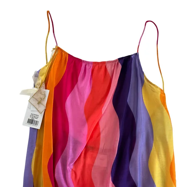 Sundress Grace Capri Multicolor Rainbow Long Maxi Slip Dress Women’s Size M/L - Image 3
