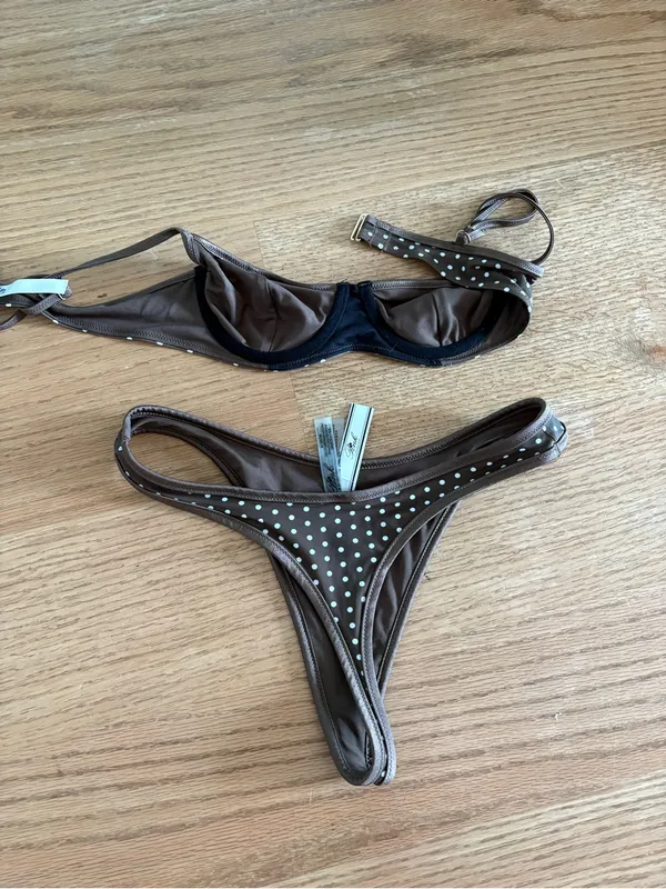 Frankie’s Bikinis polka dot bikini set - Image 2