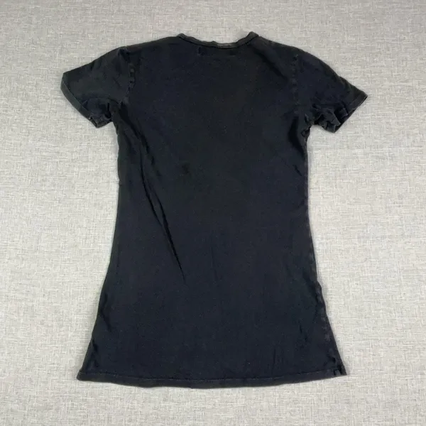 Groceries Apparel T-Shirt Womens S Black V-Neck Short Sleeve Organic Cotton Top - Image 8