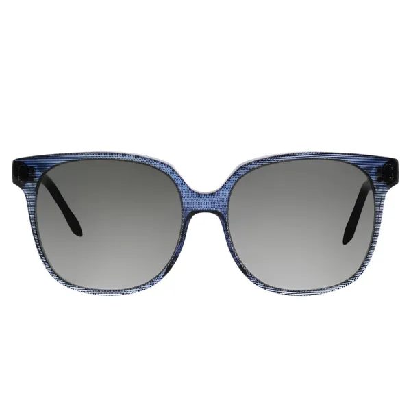 Victoria Beckham Refined Classic 53mm Square Sunglasses Blue - Image 3
