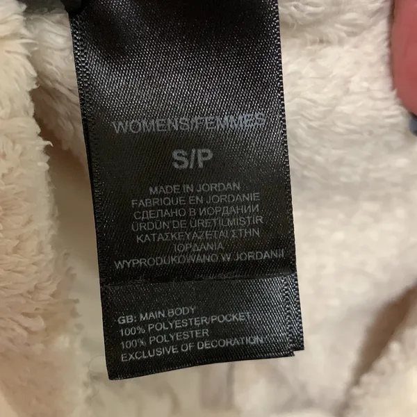 The North Face women’s fleece fur zip jacket size SMALL - Image 5