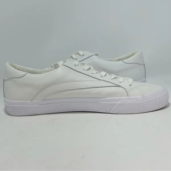 Madewell Sidewalk White Leather Sneakers Womens 10 Mens 8.5 L3243 - Image 5